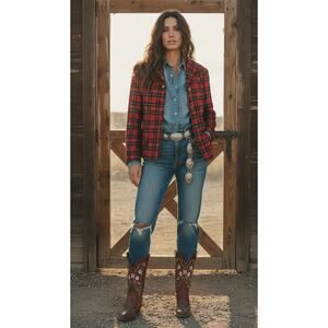 Vintage 70s Pendleton Tartan Wool Blazer – Size 10 – Modern Equestrian It-Girl